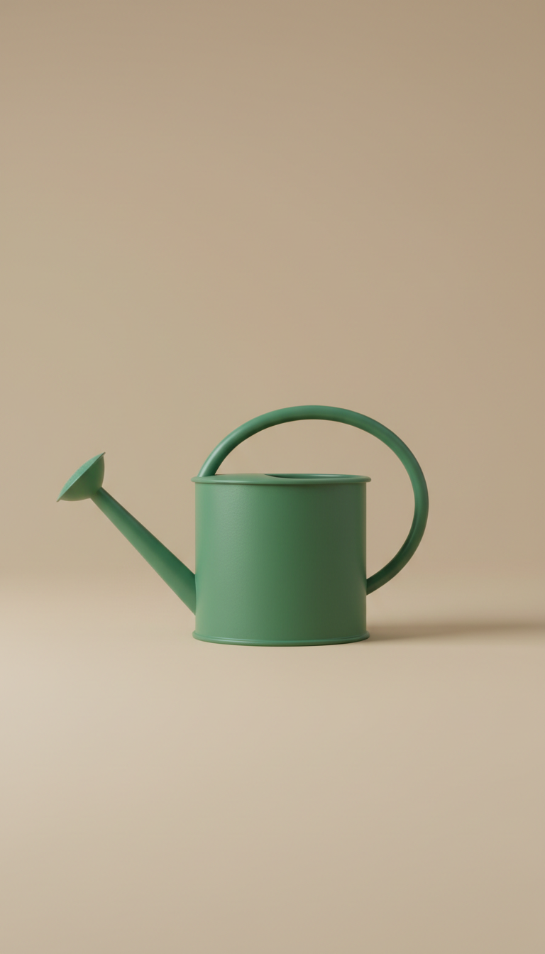 Garden Green Enamel Watering Can